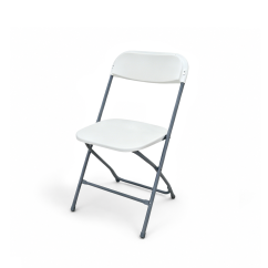 La chaise pliante POLY 7 blanc