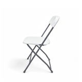 La chaise pliante POLY 7 blanc