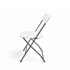 La chaise pliante POLY 7 blanc