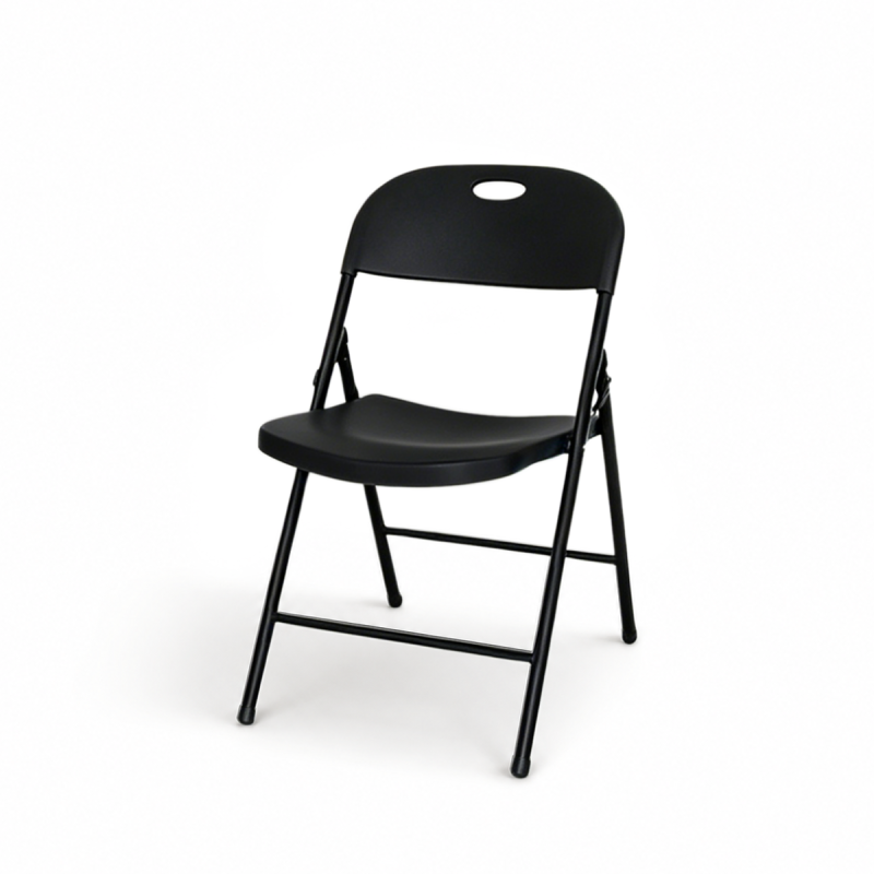 La chaise pliante POLY 10 noir