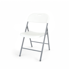La chaise pliante POLY 10 blanc