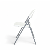 La chaise pliante POLY 10 blanc