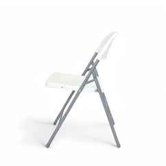 La chaise pliante POLY 10 blanc