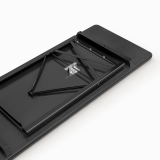 Set de brasserie WOODY SOLID 220x50 noir