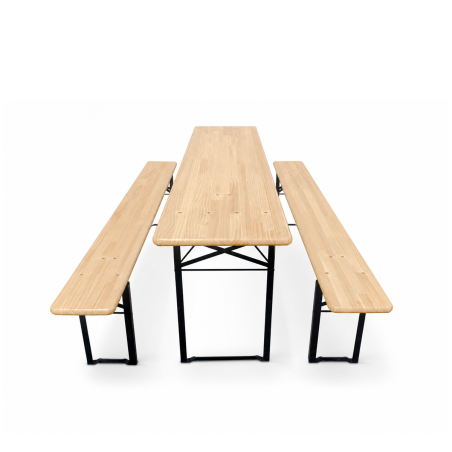 Set de brasserie WOODY SOLID 220x50 pin
