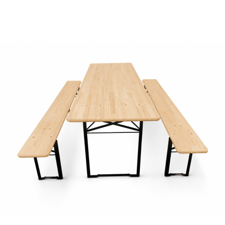 Set de brasserie WOODY SOLID 220x70 pin