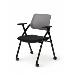 Chaise de formation OPTIMA CA noir et gris