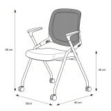 Chaise de formation ERGON noire