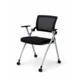 Chaise de formation FLOW noir-gris