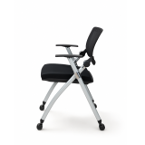Chaise de formation FLOW noir-gris