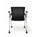 Chaise de formation FLOW noir-gris