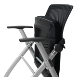 Chaise de formation FLOW noir-gris