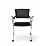Chaise de formation FLOW noir-gris