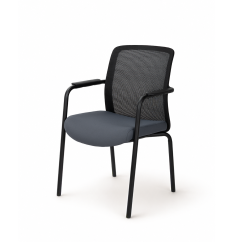 Chaise de formation FORMO noir-gris