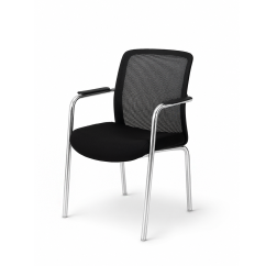 Silla de formación LENZO negra