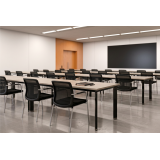 Silla de formación LENZO negra