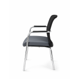 Chaise de formation LENZO noir et gris