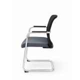 Chaise de formation QUADRA noir et gris