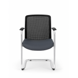 Chaise de formation QUADRA noir et gris