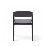 La chaise de restaurant en bois ARDEN noir