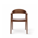 La chaise de restaurant en bois ARDEN noyer