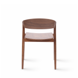 La chaise de restaurant en bois ARDEN noyer