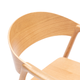 La chaise de restaurant en bois ARDEN naturel