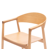 La chaise de restaurant en bois ARDEN naturel