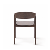 La chaise de restaurant en bois ARDEN smoky