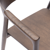 La chaise de restaurant en bois ARDEN smoky