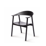 La chaise de restaurant en bois HORIZON noir
