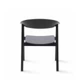 La chaise de restaurant en bois HORIZON noir