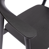 La chaise de restaurant en bois HORIZON noir