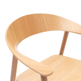 La chaise de restaurant en bois HORIZON naturel