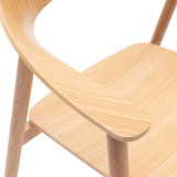 La chaise de restaurant en bois HORIZON naturel
