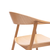 La chaise de restaurant en bois HORIZON naturel