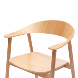 La chaise de restaurant en bois HORIZON naturel