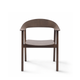 La chaise de restaurant en bois HORIZON smoky