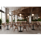 La chaise de restaurant en bois FUTURA noyer