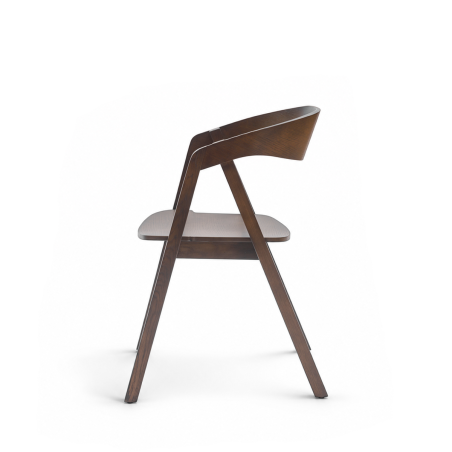 La chaise de restaurant en bois FUTURA smoky