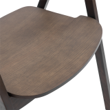 La chaise de restaurant en bois FUTURA smoky
