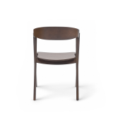 La chaise de restaurant en bois FUTURA smoky