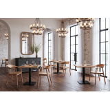 La chaise de restaurant en bois HORIZON naturel