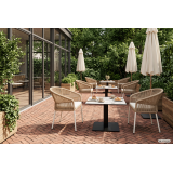 Table de café ALFA CAFE avec plateau HPL