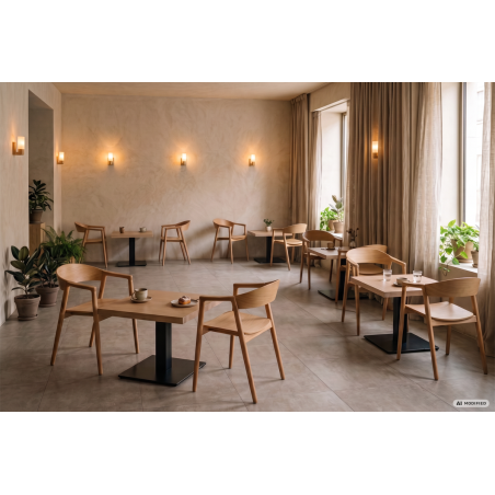 Table de café ALFA CAFE Plateau Laminés