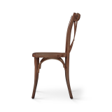 Chaise de mariage en bois CROSS-BACK WOOD noyer
