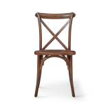 Chaise de mariage en bois CROSS-BACK WOOD noyer