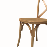 Chaise de mariage en bois CROSS-BACK WOOD chêne clair