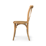 Chaise de mariage en bois CROSS-BACK WOOD chêne clair