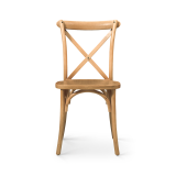 Chaise de mariage en bois CROSS-BACK WOOD chêne clair